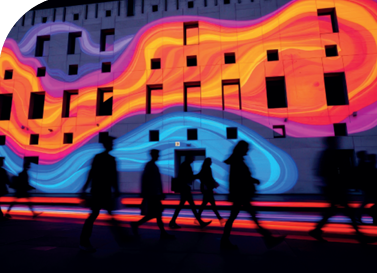 Des shows visuels pour mettre en valeur notre patrimoine viendront ponctuer les balades artistiques